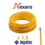 ROULEAU CABLE RIGIDE U500V 1,5MM . NEXANS & INGELEC