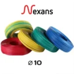 Cable électrique rigide H07VR 10²  Nexans