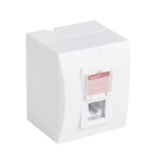 Prise RJ45 CAT.5 simple + obturateur Optimo