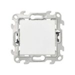 Interrupteur lumineux 10 AX 250 V connexion rapide blanc Simon 24 Harmonie