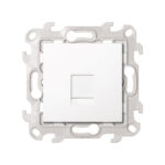 Prise RJ45 Cat 5UTP connexion à vis blanc Simon 24 Harmonie