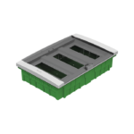COFFRET ENCASTRE 39 MODULES PORTE FUMEE. L.A.P