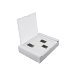 COFFRET APPARENT 16 MODULES+DISJONCTEUR D'ABONNE 2 FILS PORTE OPAQUE. L.A.P