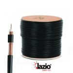 Bobine Cable Coaxial TV 500m Noir Lazio