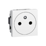 Prise de courant 2P+T Surface Mosaic 2 modules [ 77111L ] - blanc . LEGRAND