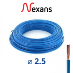 ROULEAU CABLE RIGIDE U500V 2,5MM . NEXANS & INGELEC ( 100M )