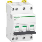 DISJONCTEUR S/R 3PH+N IC40 - 25A 4500A [A9P54725]. SCHNEIDER