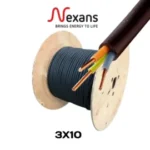 Câble Rigide R2V 3x10mm² U1000 NEXANS