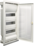 COFFRET ENCASTRE 36 MODULE PORTE FUMEE. HAGER
