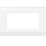 Plaque de finition horizontale Mosaic pour 4 modules blanc [ 78814L] . Legrand