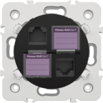 DOUBLE PRISE RJ45 CAT.7 + OBTURATEURS - Image 2
