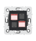 Double prise RJ45 CAT.5e + obturateurs - Image 2