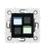 Prise mixte RJ45 CAT.6 + Prise RJ12 CAT.3 + obturateurs - Image 9