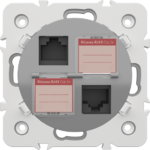 DOUBLE PRISE RJ 45 CAT.5e + OBTURATEURS - Image 7