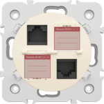 DOUBLE PRISE RJ 45 CAT.5e + OBTURATEURS - Image 4