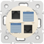PRISE RJ45X2 CAT.6 + OBTURATEURS - Image 5