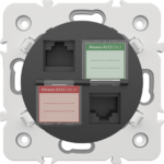 PRISE MIXE RJ45 CAT.5e PRISE RJ12 CAT.3 + OBTURATEURS - Image 9