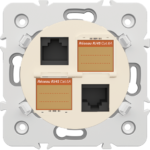 DOUBLE PRISE RJ45 CAT 6A + OBTURATEURS - Image 5